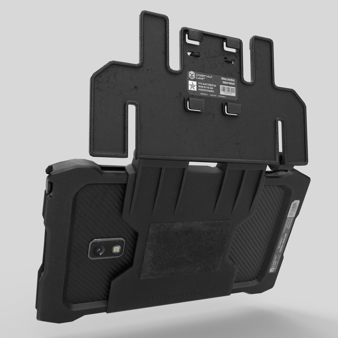 Tactical Tablet 3D Model – Low Poly Military Equipment, FBX - View 6