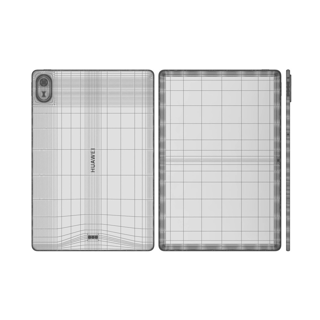 Huawei MatePad Air 2026 3D Model – High Poly Game Asset, 3DS Max - View 12