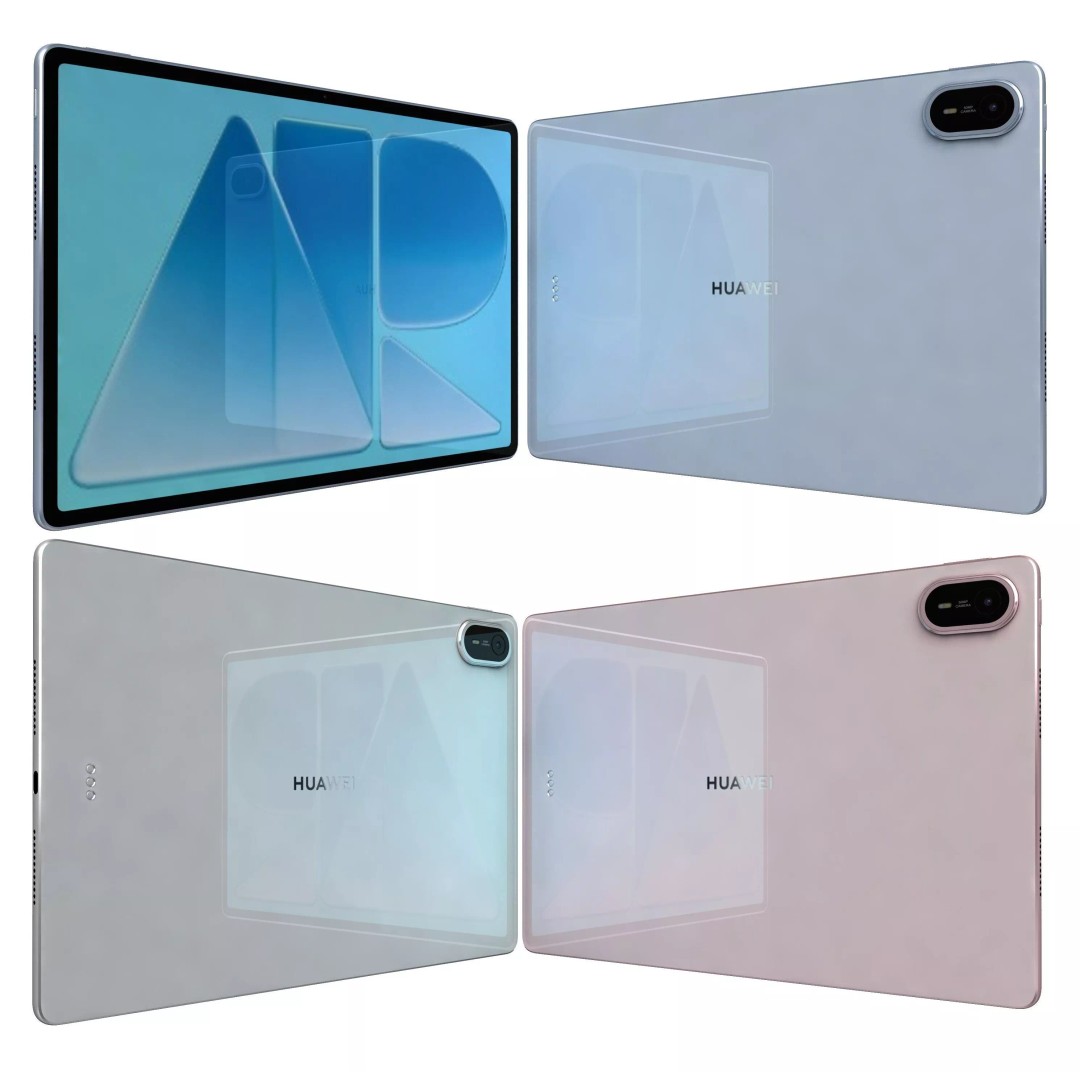 Huawei MatePad Air 2026 3D Model – High Poly Game Asset, 3DS Max - View 2
