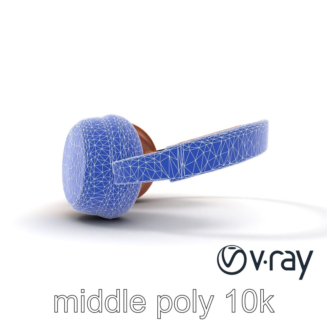 Contemporary Foldable Headphones 3D Model – Low Poly PBR Asset, FBX - View 28