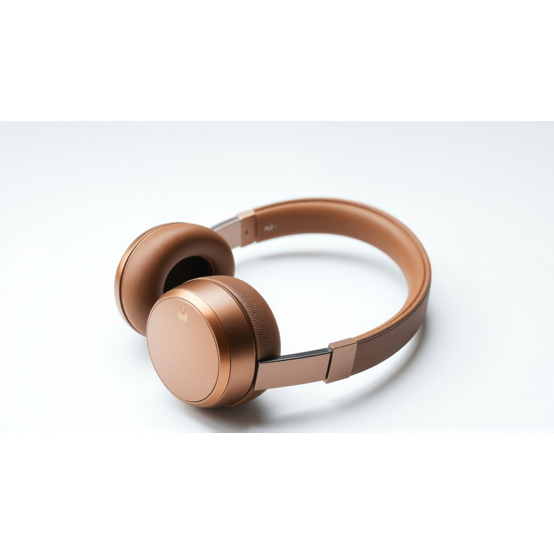 Contemporary Foldable Headphones 3D Model – Low Poly PBR Asset, FBX - View 5