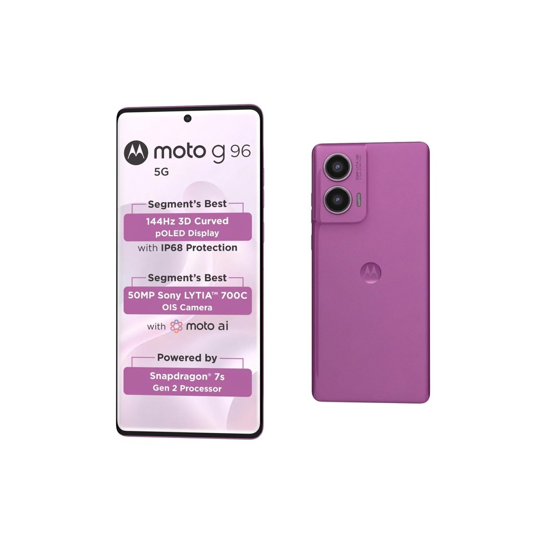 Motorola Moto G96 3D Model – Low Poly PBR Phone Asset, FBX - View 8