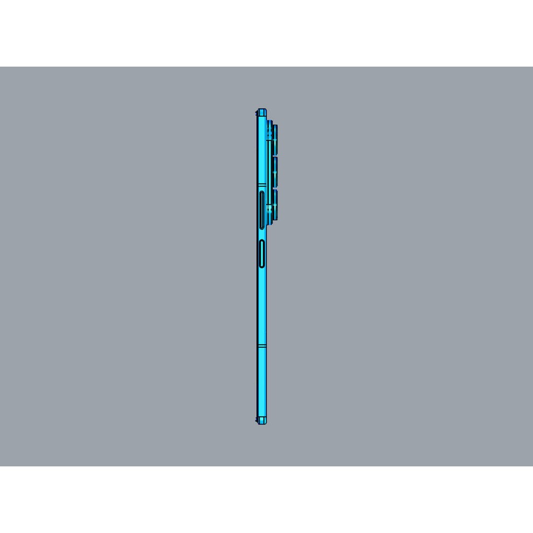 SAMSUNG Galaxy Z Fold 7 3D Model – High Poly PBR Game Asset, FBX, OBJ - View 26
