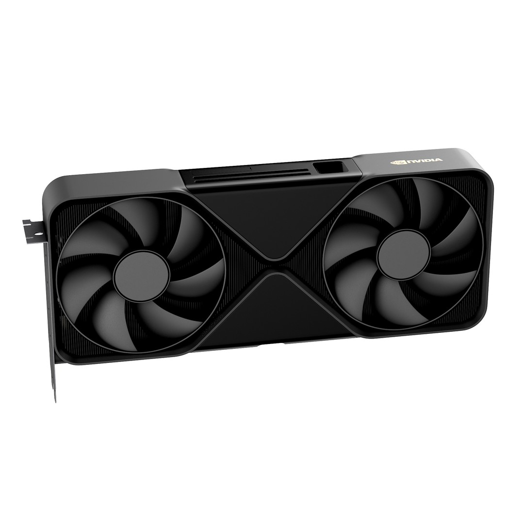 NVIDIA RTX PRO 6000 3D Model – High Poly PBR Graphics Card, FBX