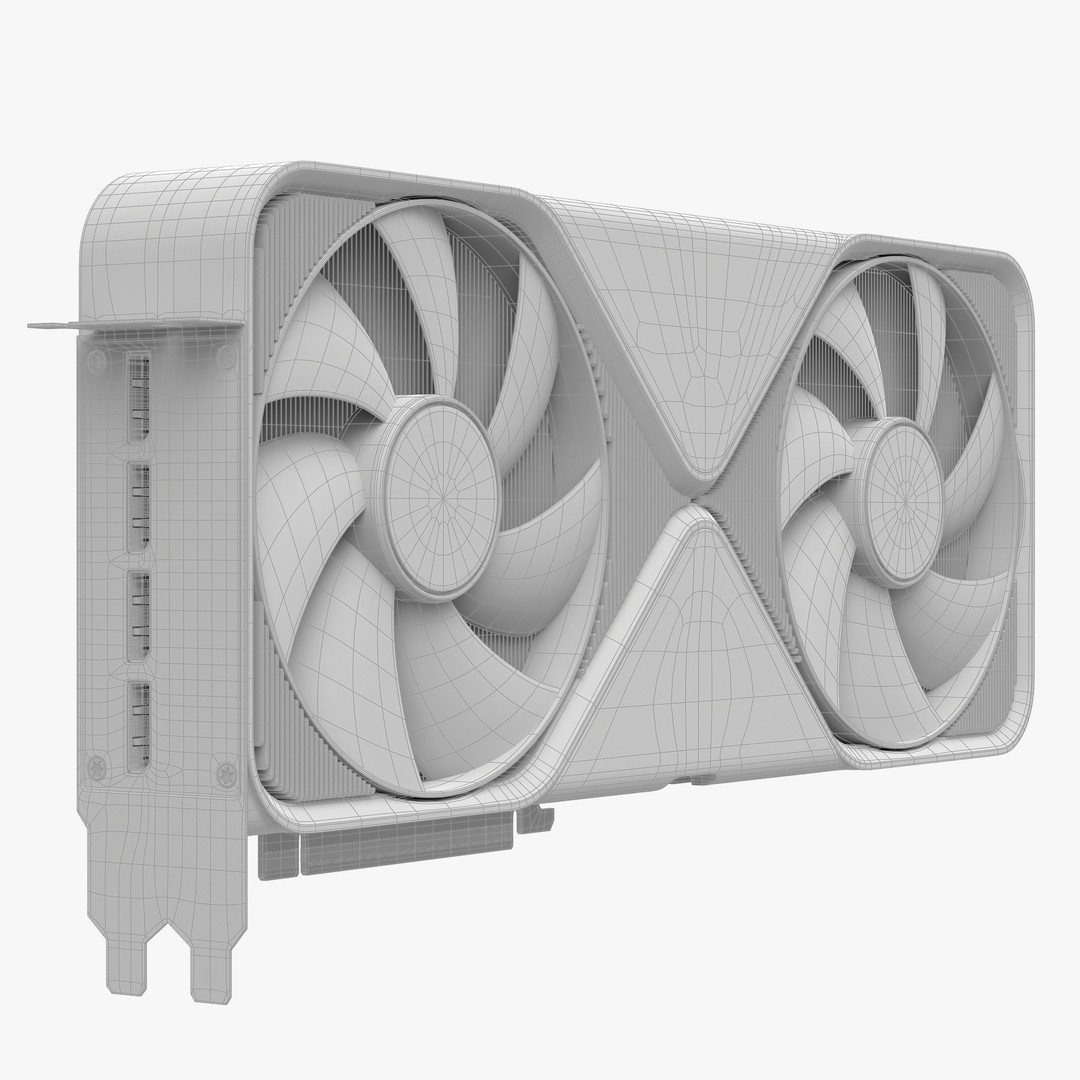 NVIDIA RTX PRO 6000 3D Model – High Poly PBR Graphics Card, FBX - View 10