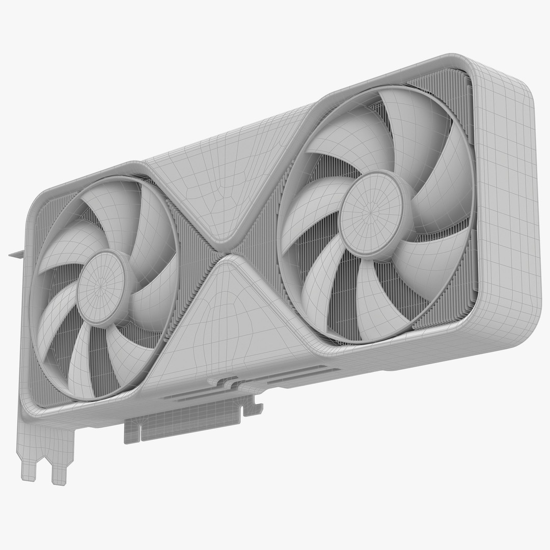 NVIDIA RTX PRO 6000 3D Model – High Poly PBR Graphics Card, FBX - View 11