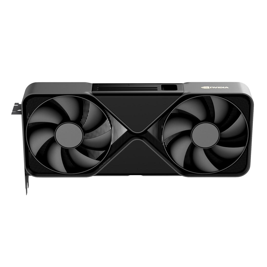 NVIDIA RTX PRO 6000 3D Model – High Poly PBR Graphics Card, FBX - View 14