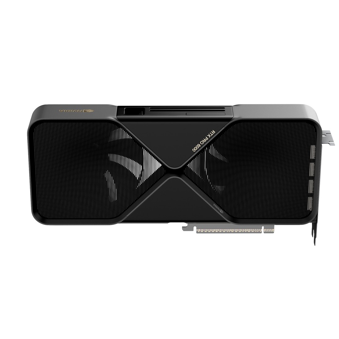 NVIDIA RTX PRO 6000 3D Model – High Poly PBR Graphics Card, FBX - View 30