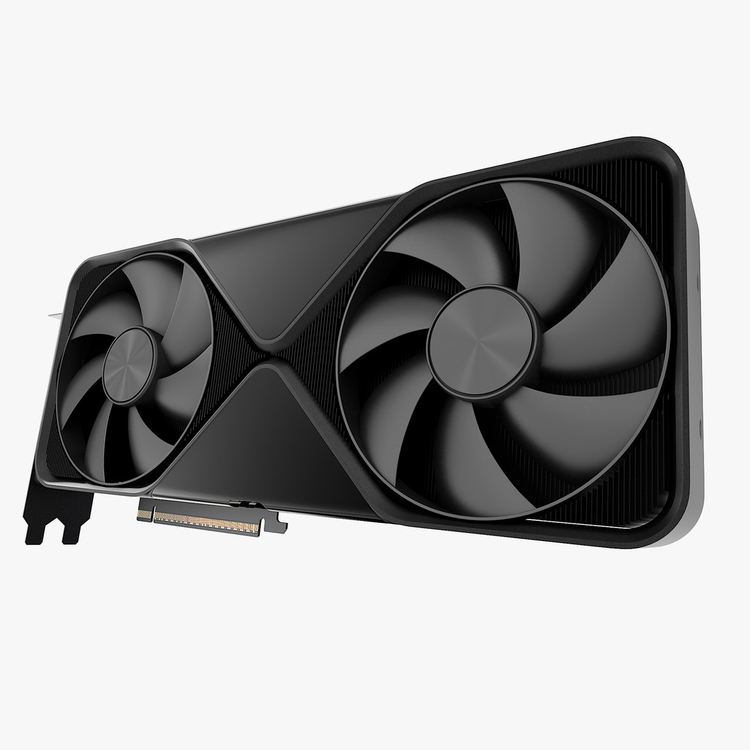 NVIDIA RTX PRO 6000 3D Model – High Poly PBR Graphics Card, FBX - View 4