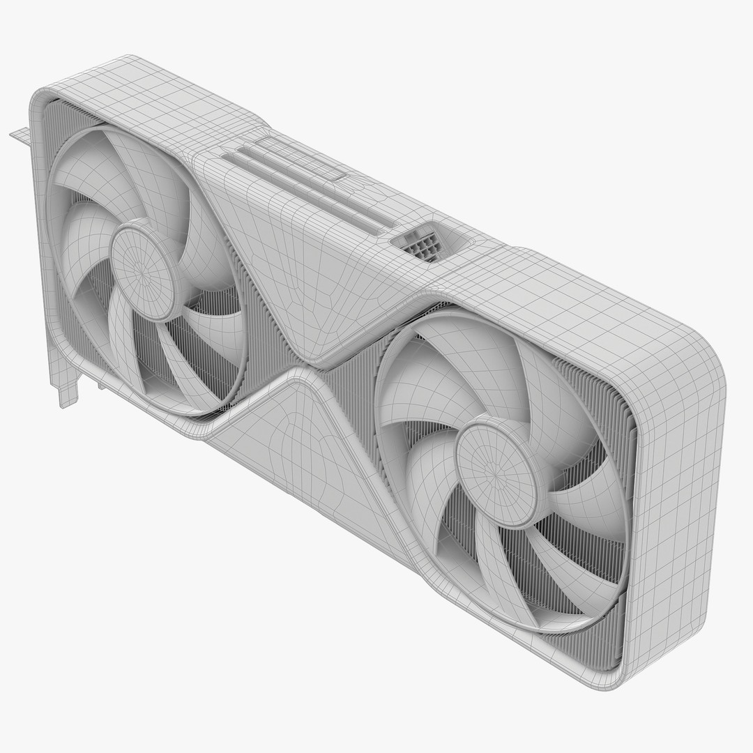 NVIDIA RTX PRO 6000 3D Model – High Poly PBR Graphics Card, FBX - View 9