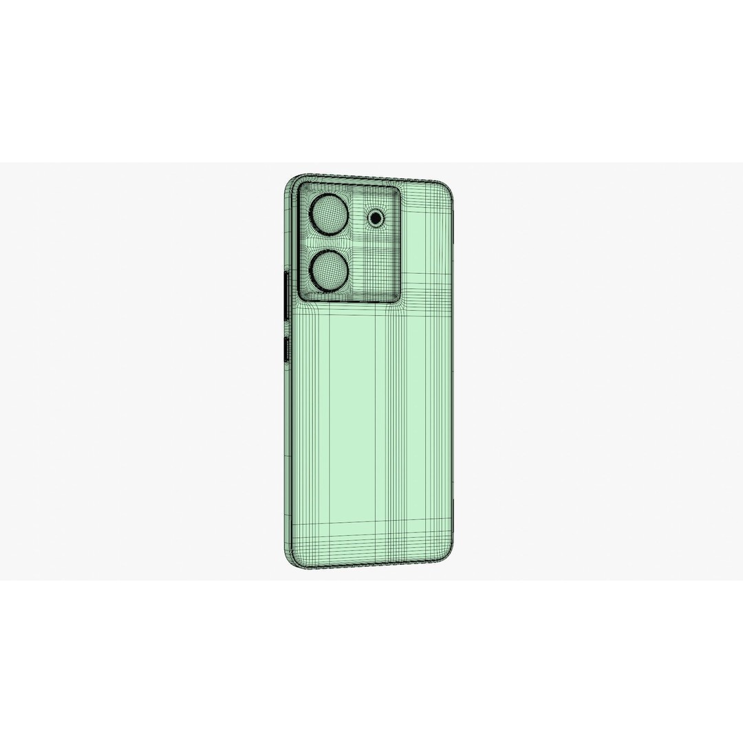 Xiaomi Poco M7 Pro 3D Model – High Poly PBR Asset, FBX, OBJ