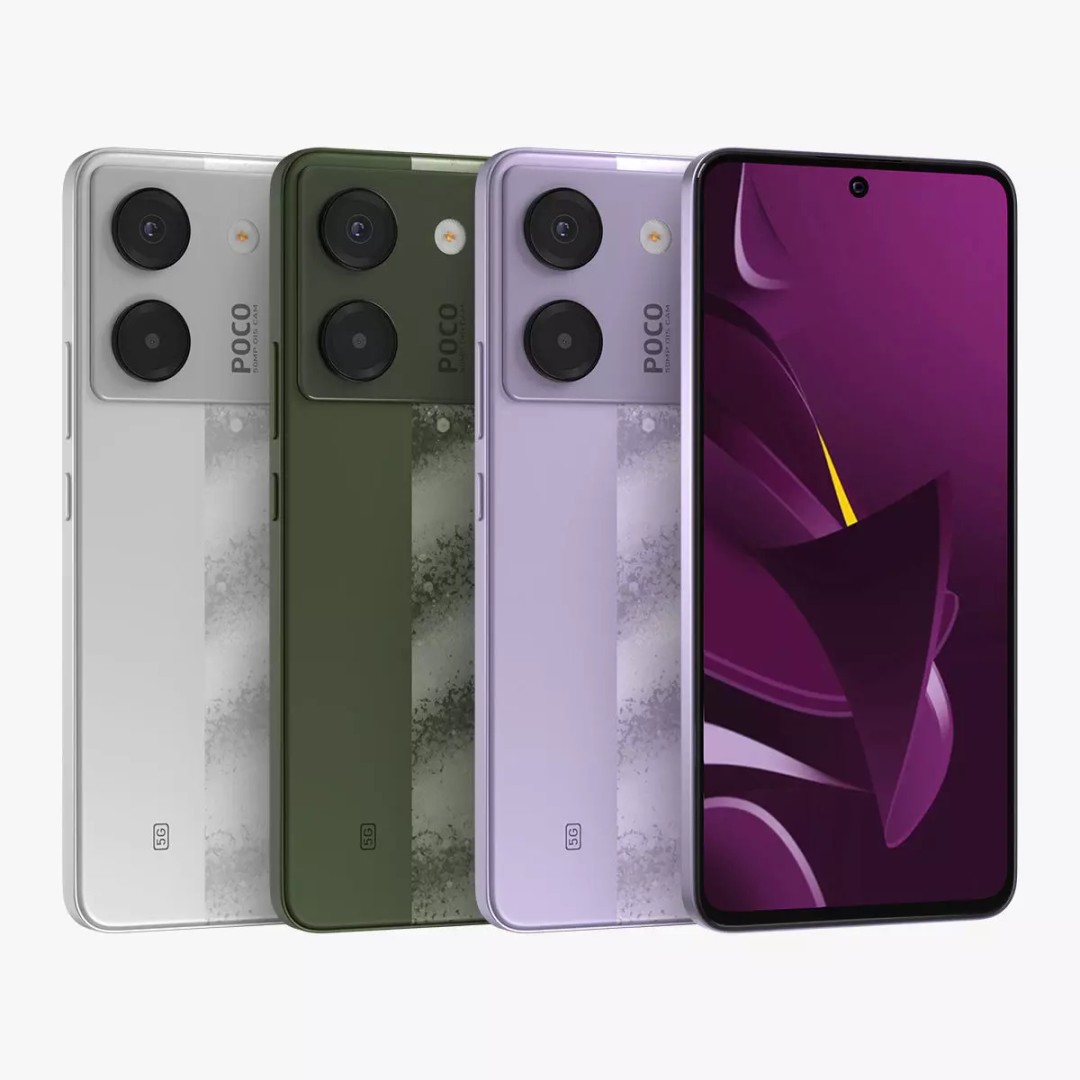 Xiaomi Poco M7 Pro 3D Model – High Poly PBR Asset, FBX, OBJ - View 2