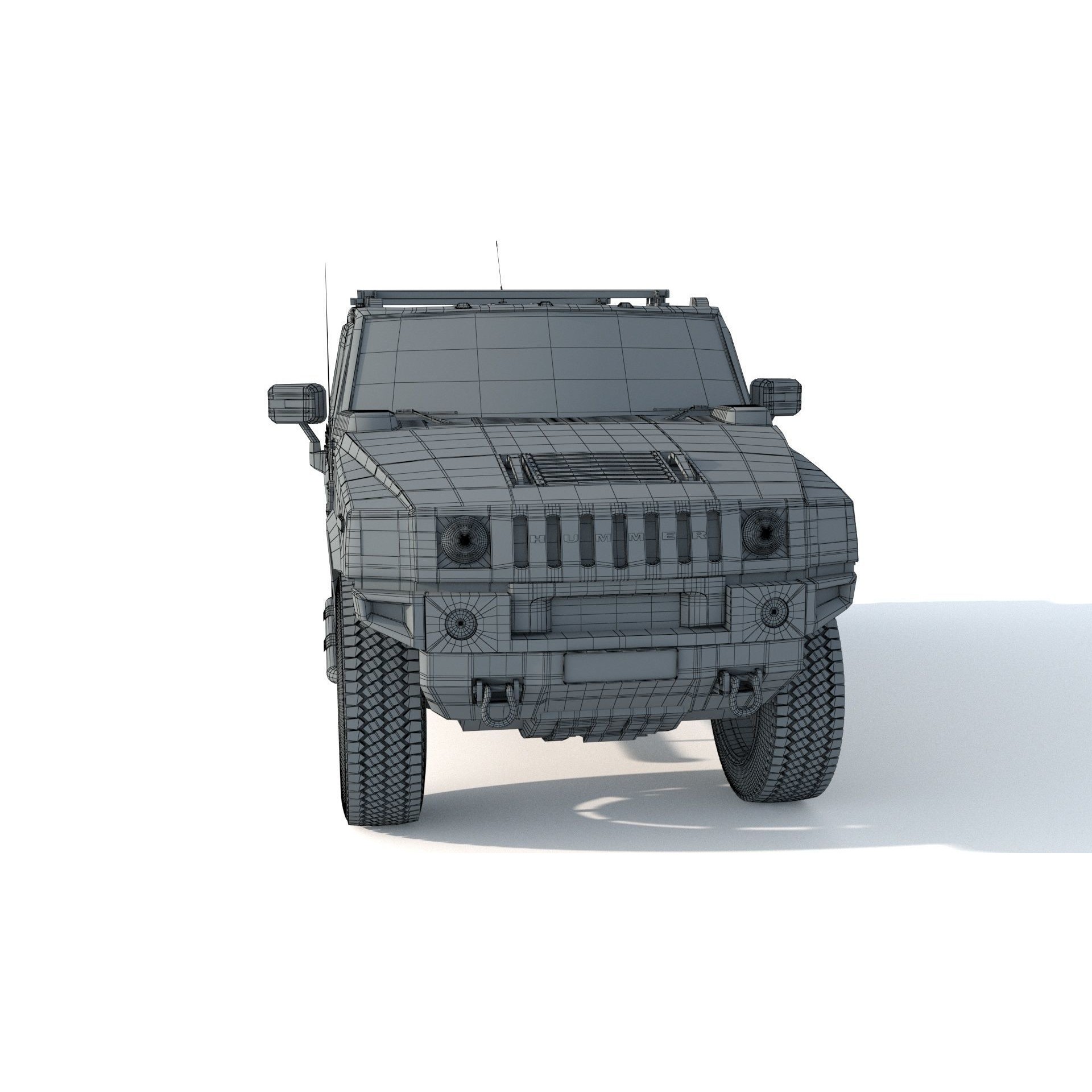 Hummer H2 Specs - Game-Ready 3D Model - View 12
