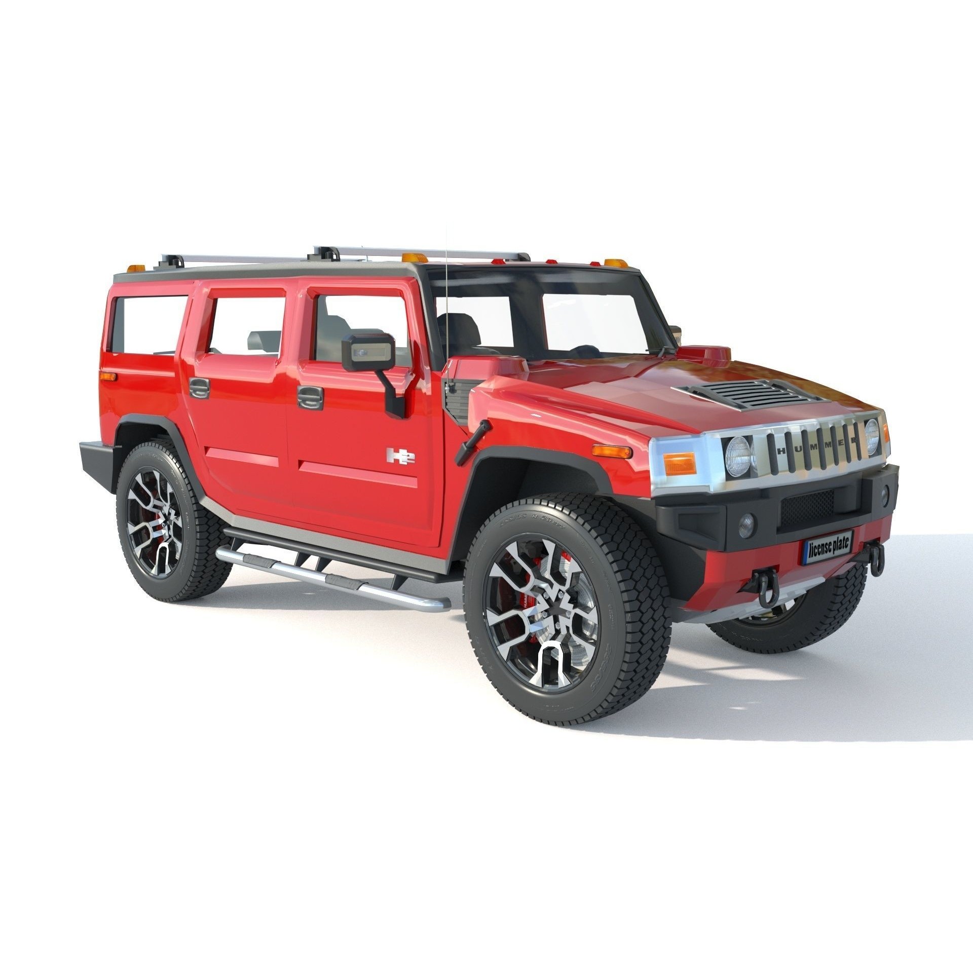 Hummer H2 Specs - Game-Ready 3D Model - View 3