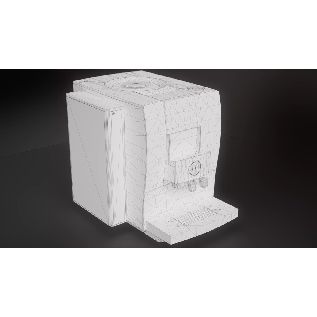 Coffee Machine Jura Z10 3D Model – Low Poly PBR Game Asset, FBX - View 12