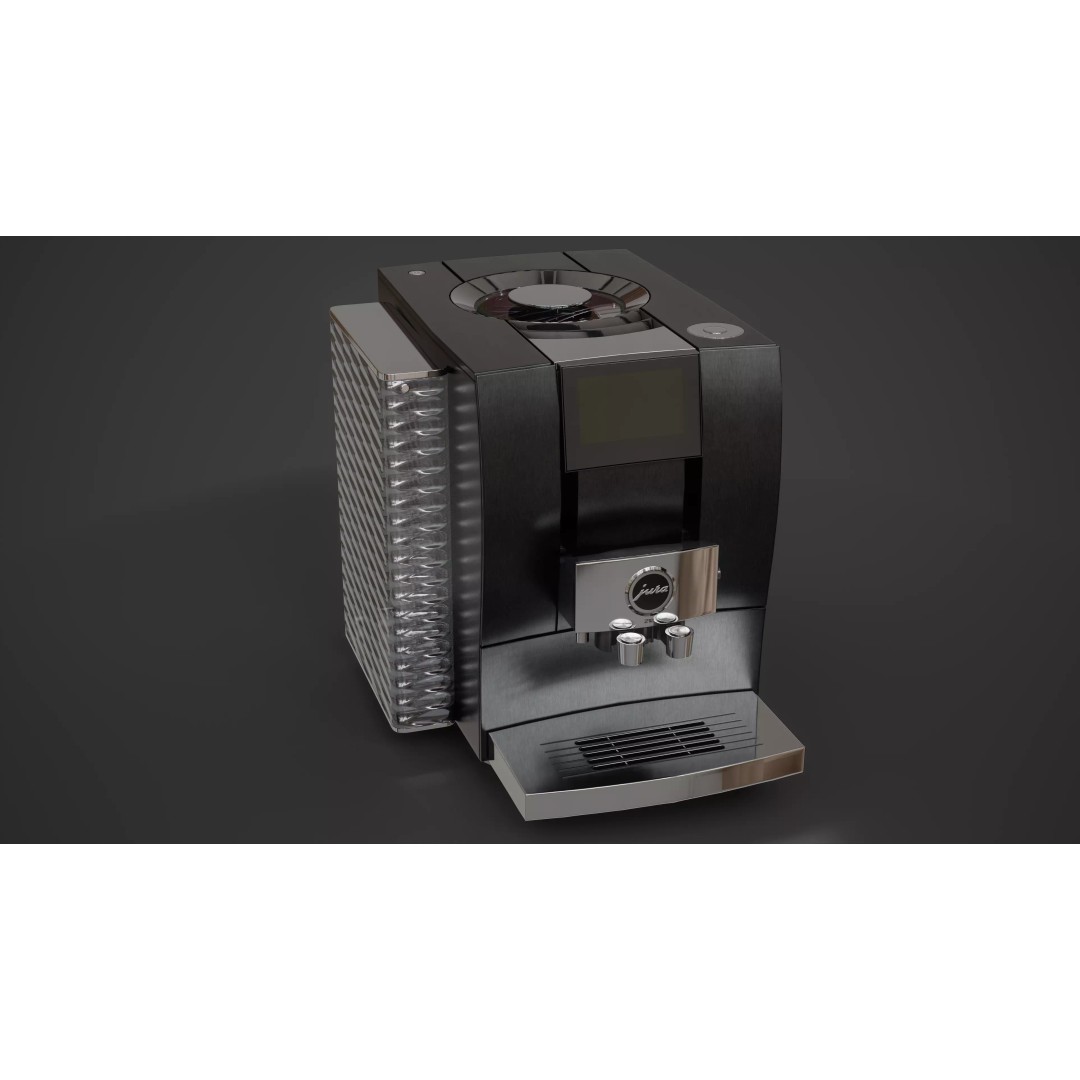 Coffee Machine Jura Z10 3D Model – Low Poly PBR Game Asset, FBX - View 7
