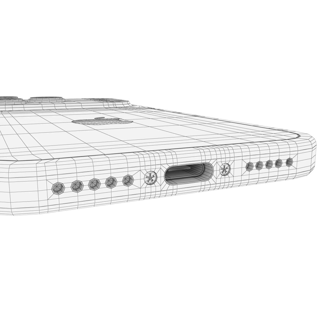 Apple iPhone 17 Pro 3D Model – High Poly Game Asset, FBX/OBJ - View 24