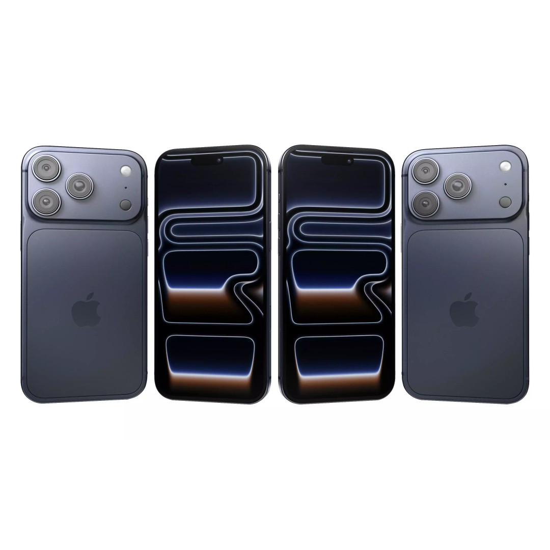 Apple iPhone 17 Pro 3D Model – High Poly Game Asset, FBX/OBJ - View 27
