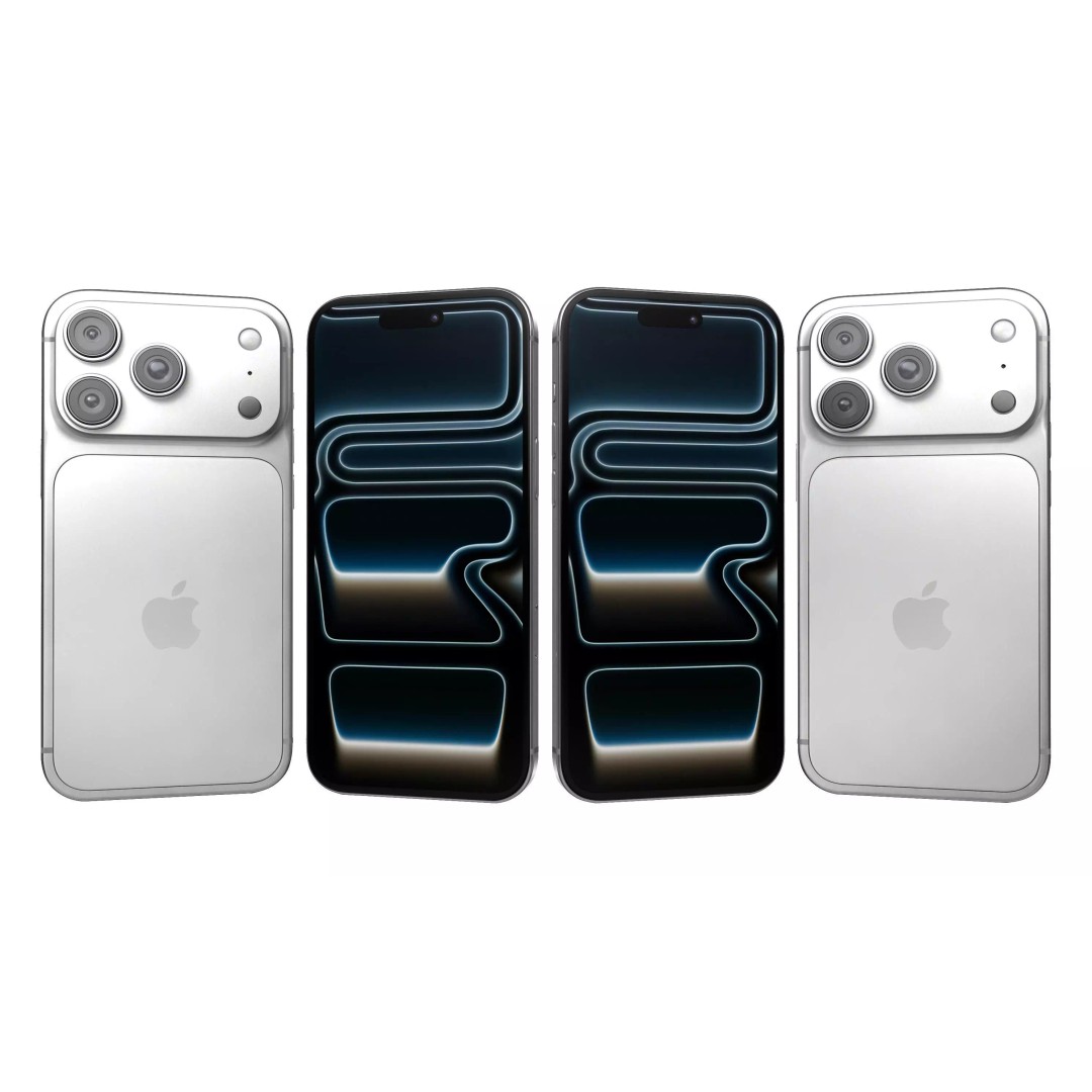 Apple iPhone 17 Pro 3D Model – High Poly Game Asset, FBX/OBJ - View 3