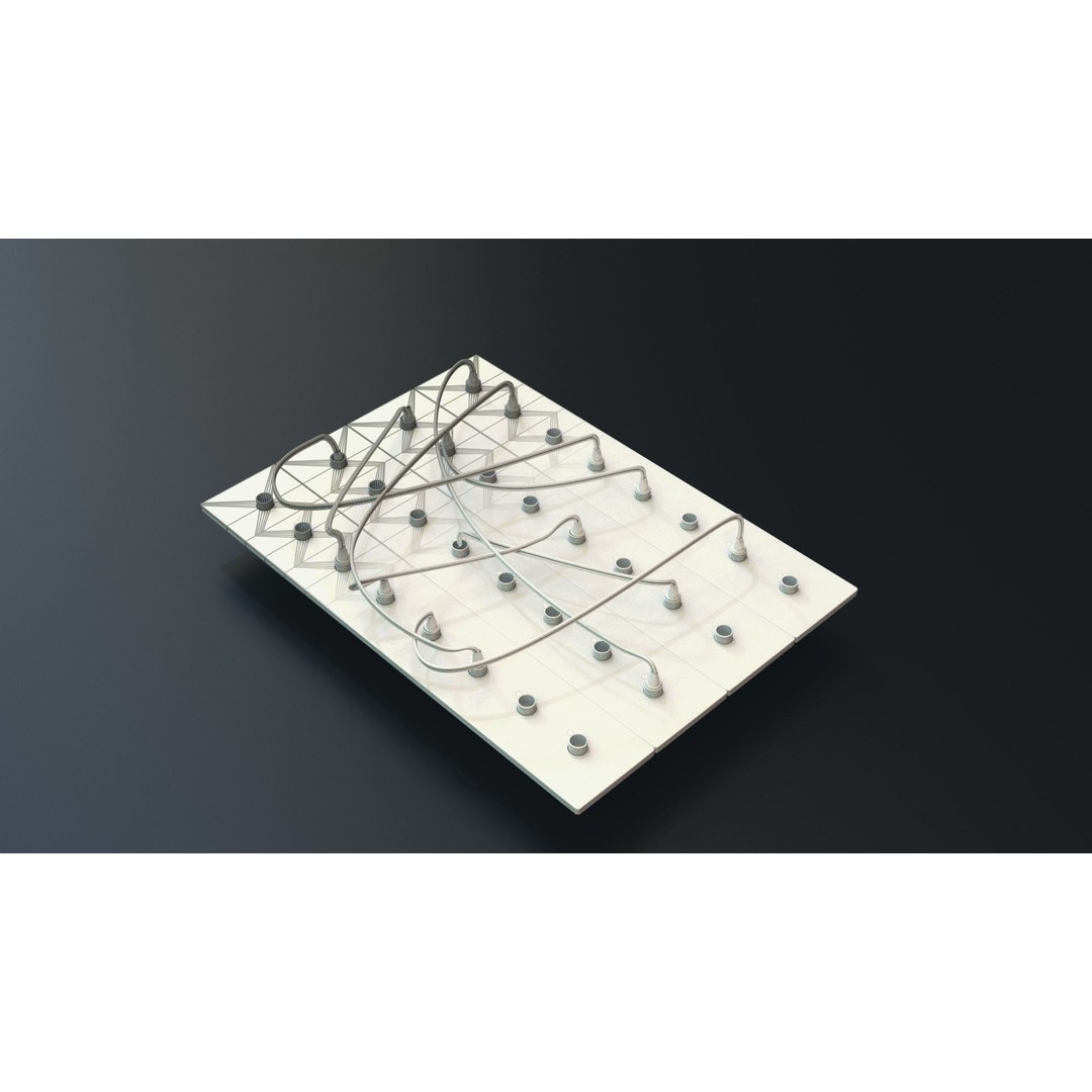 Modular PUI Physical Dashboard Interface Panels 3D Model – Low Poly Game Asset, FBX - View 17