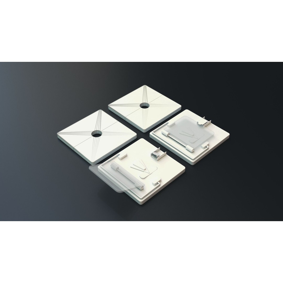 Modular PUI Physical Dashboard Interface Panels 3D Model – Low Poly Game Asset, FBX - View 21