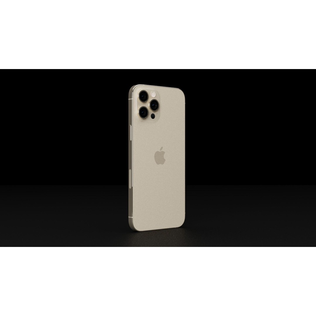 Apple iPhone 12 Pro Max 3D Model – Low Poly Game Asset, FBX, OBJ - View 10