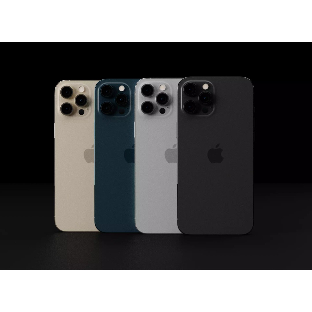 Apple iPhone 12 Pro Max 3D Model – Low Poly Game Asset, FBX, OBJ - View 2