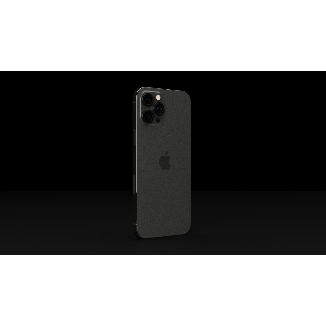 Apple iPhone 12 Pro Max 3D Model – Low Poly Game Asset, FBX, OBJ - View 4