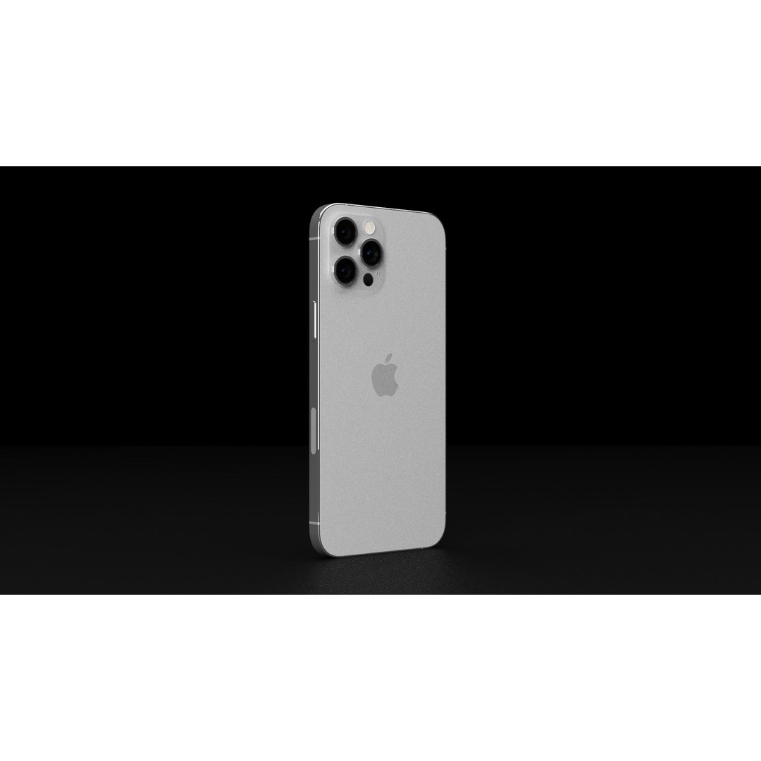 Apple iPhone 12 Pro Max 3D Model – Low Poly Game Asset, FBX, OBJ - View 6