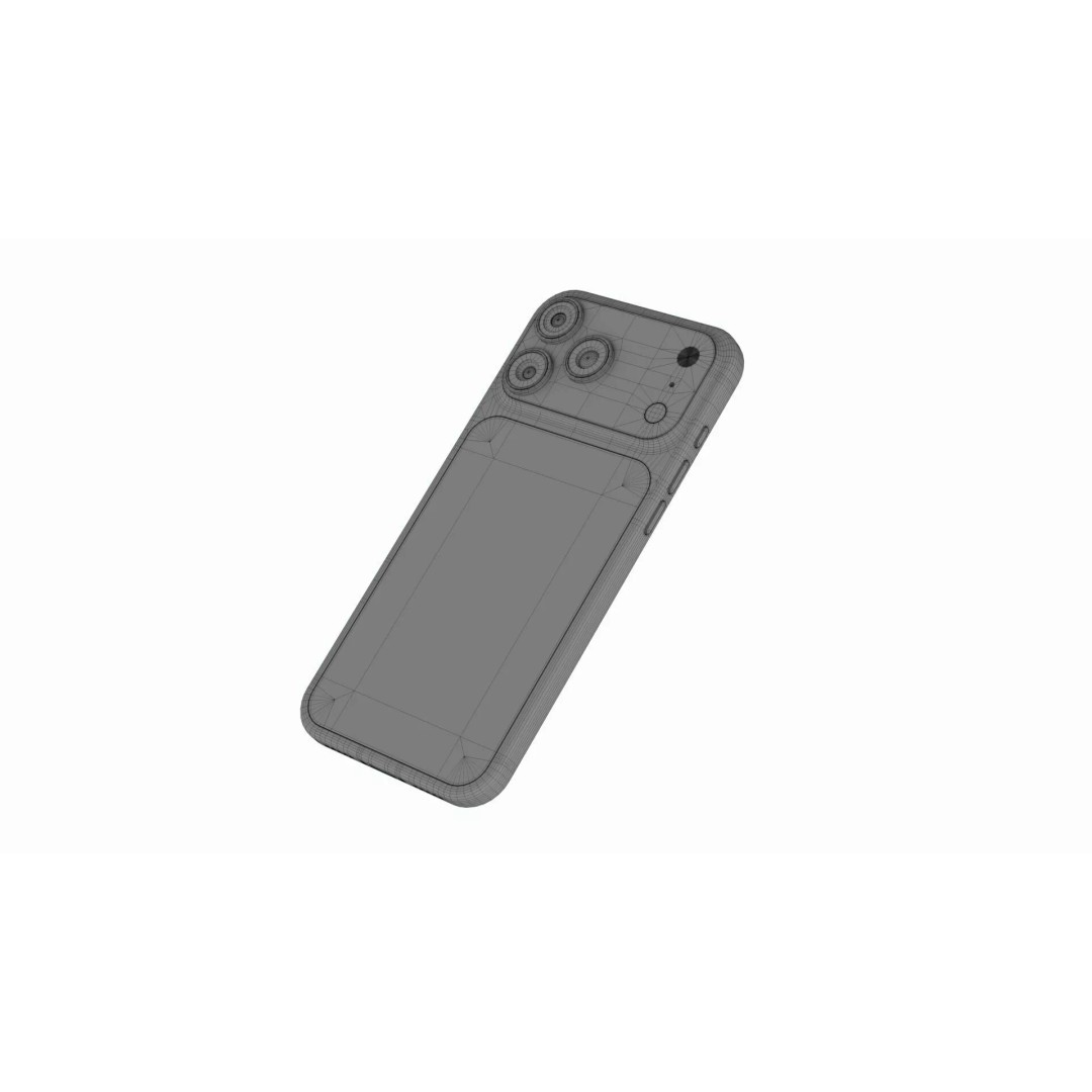 Apple iPhone 17 Pro Max 3D Model – Realistic PBR Asset, FBX/OBJ - View 14