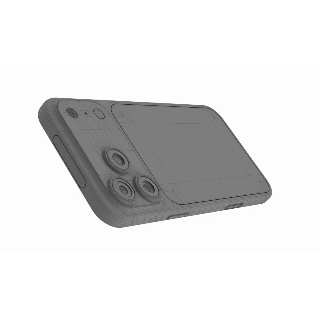 Apple iPhone 17 Pro Max 3D Model – Realistic PBR Asset, FBX/OBJ - View 18