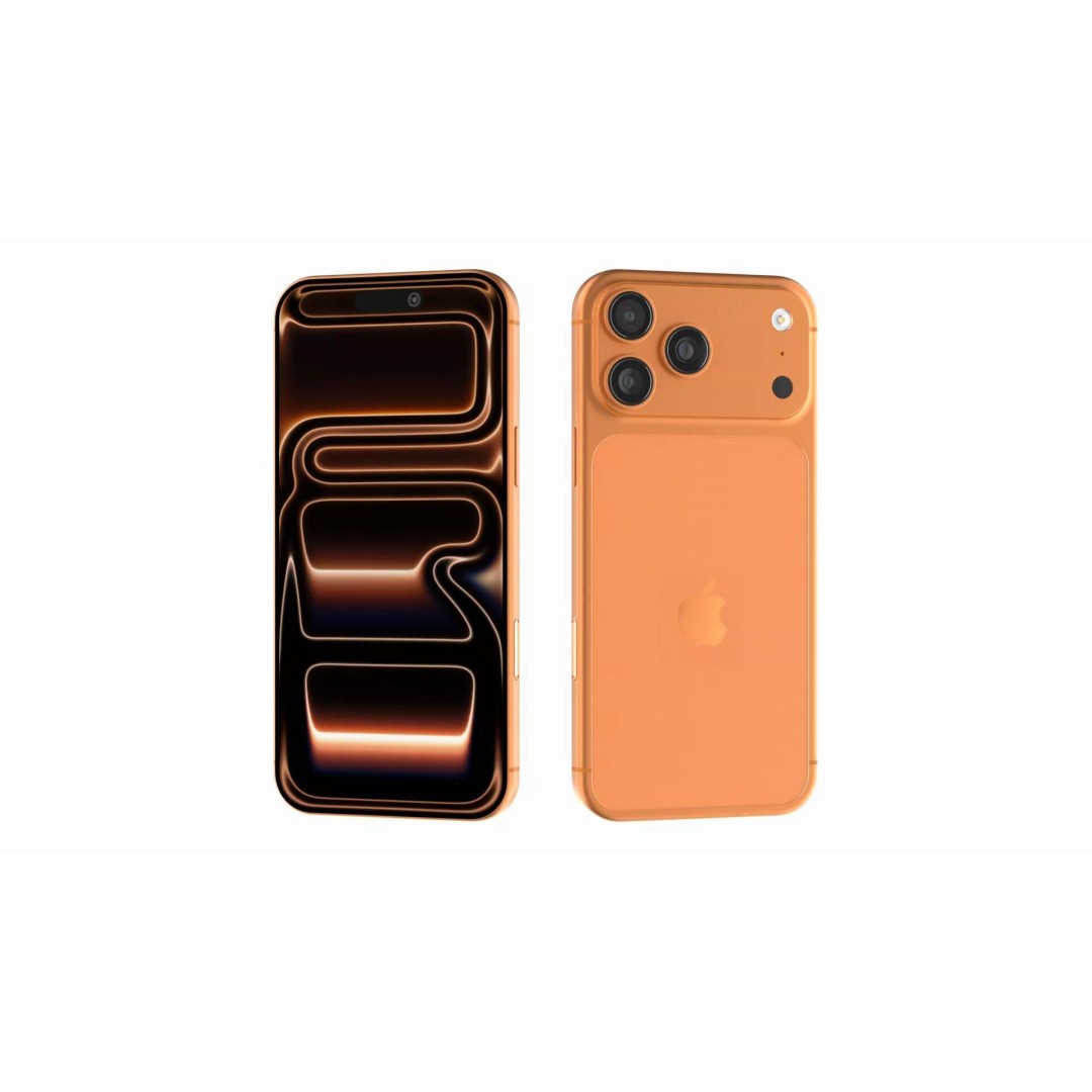 Apple iPhone 17 Pro Max 3D Model – Realistic PBR Asset, FBX/OBJ - View 2