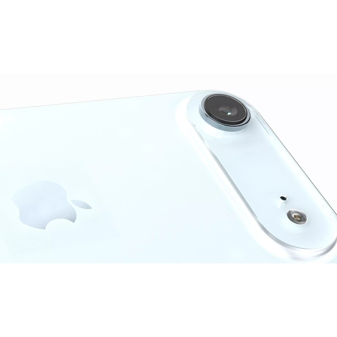 Apple iPhone 17 Air 3D Model – Realistic Sky Blue, FBX, PBR - View 10