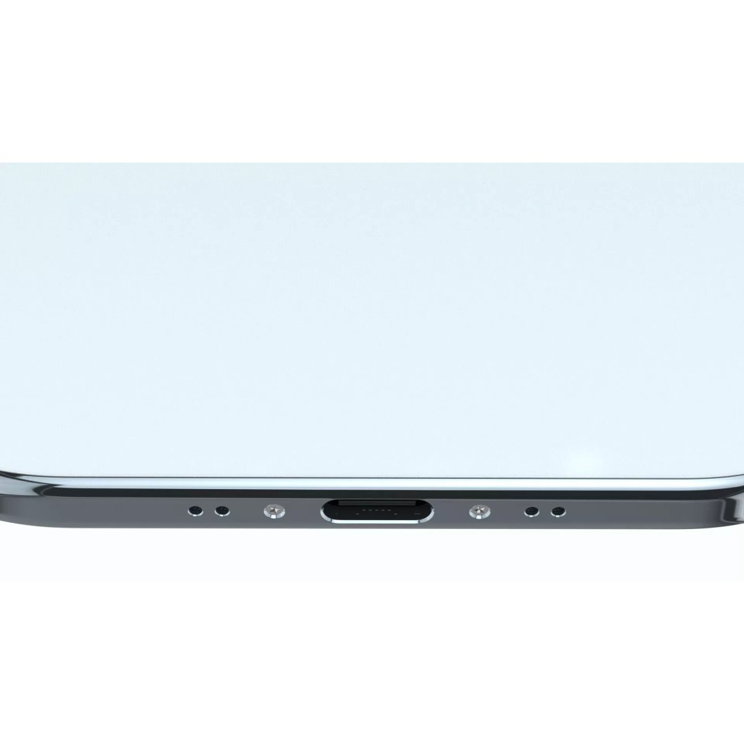 Apple iPhone 17 Air 3D Model – Realistic Sky Blue, FBX, PBR - View 13