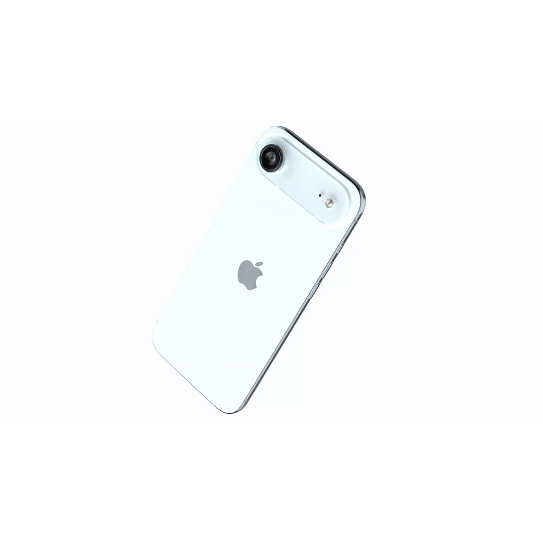 Apple iPhone 17 Air 3D Model – Realistic Sky Blue, FBX, PBR - View 4