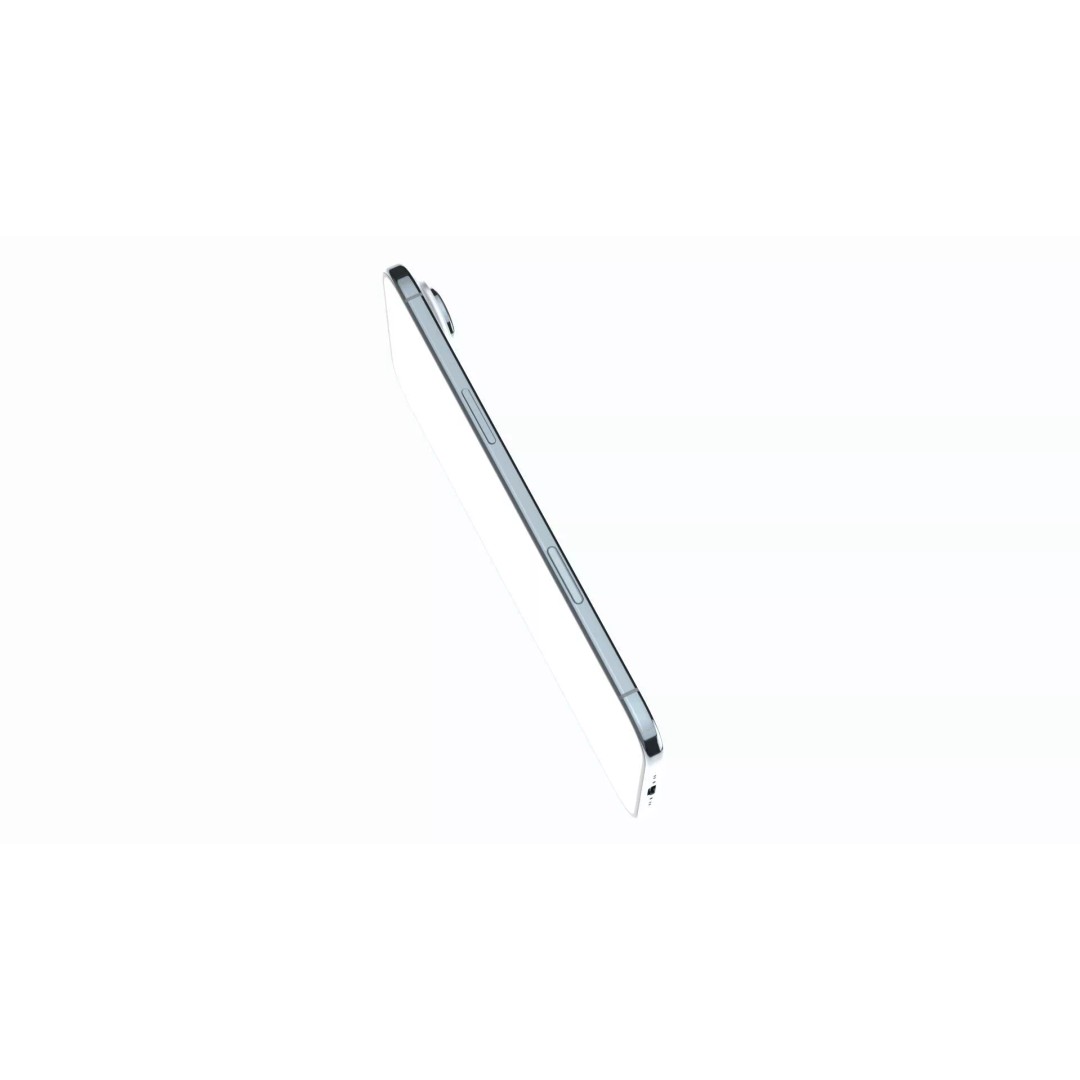 Apple iPhone 17 Air 3D Model – Realistic Sky Blue, FBX, PBR - View 6