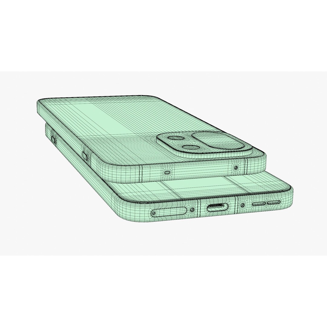 OnePlus 13T Pink 3D Model – Low Poly Game Asset, PBR Textures, FBX - View 20