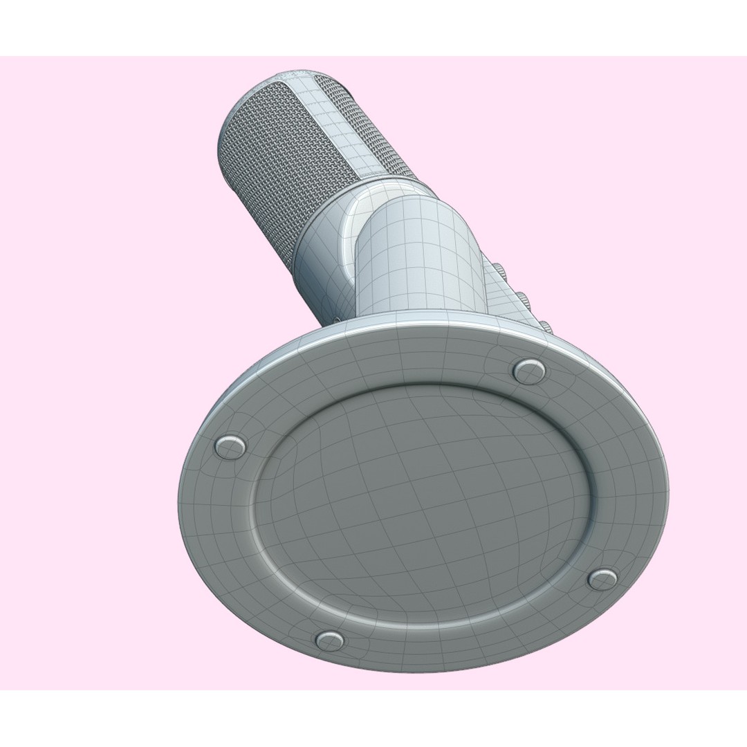 FIFINE Microphone 3D Model – High Poly PBR Asset, Multiple Formats - View 30