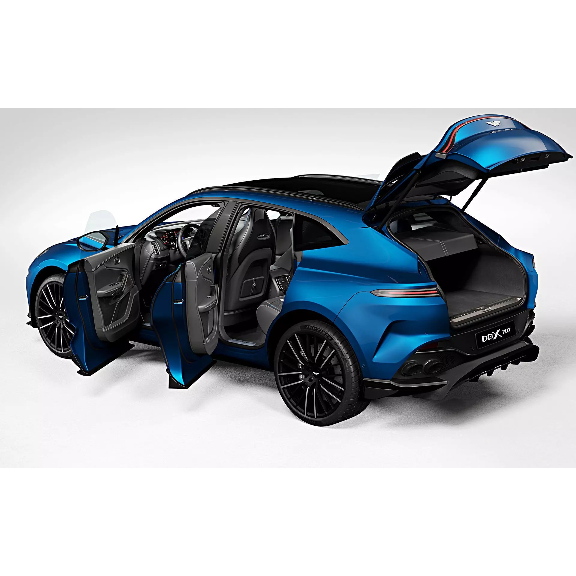 2023 Aston Martin DBX707 - High-Quality 3D Model - View 13