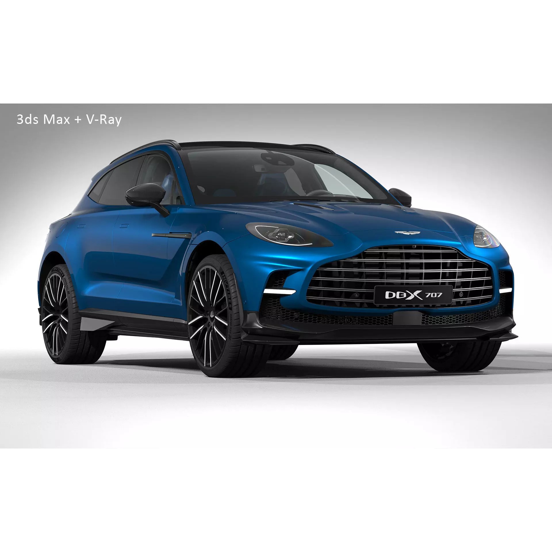 2023 Aston Martin DBX707 - High-Quality 3D Model - View 20