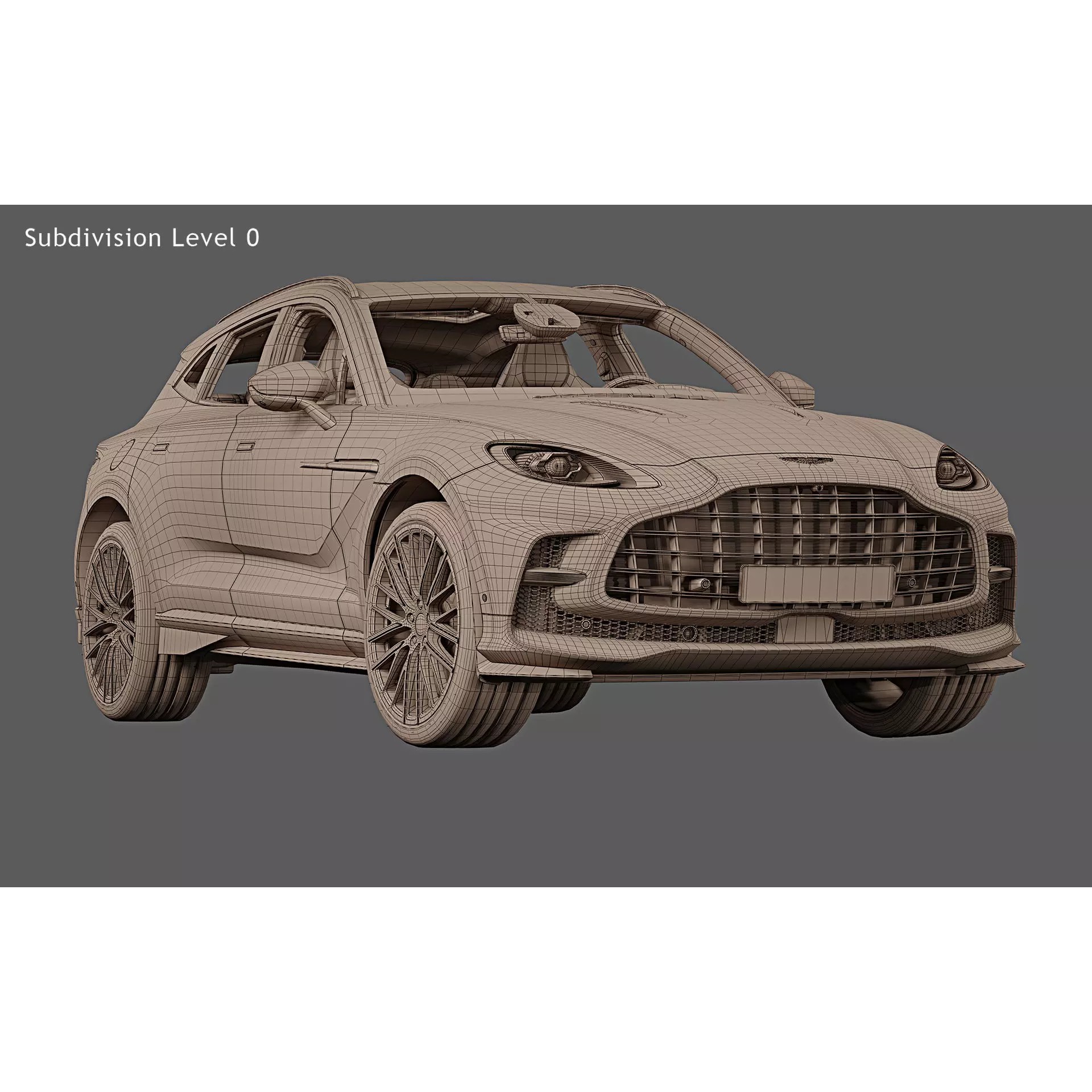2023 Aston Martin DBX707 - High-Quality 3D Model - View 21