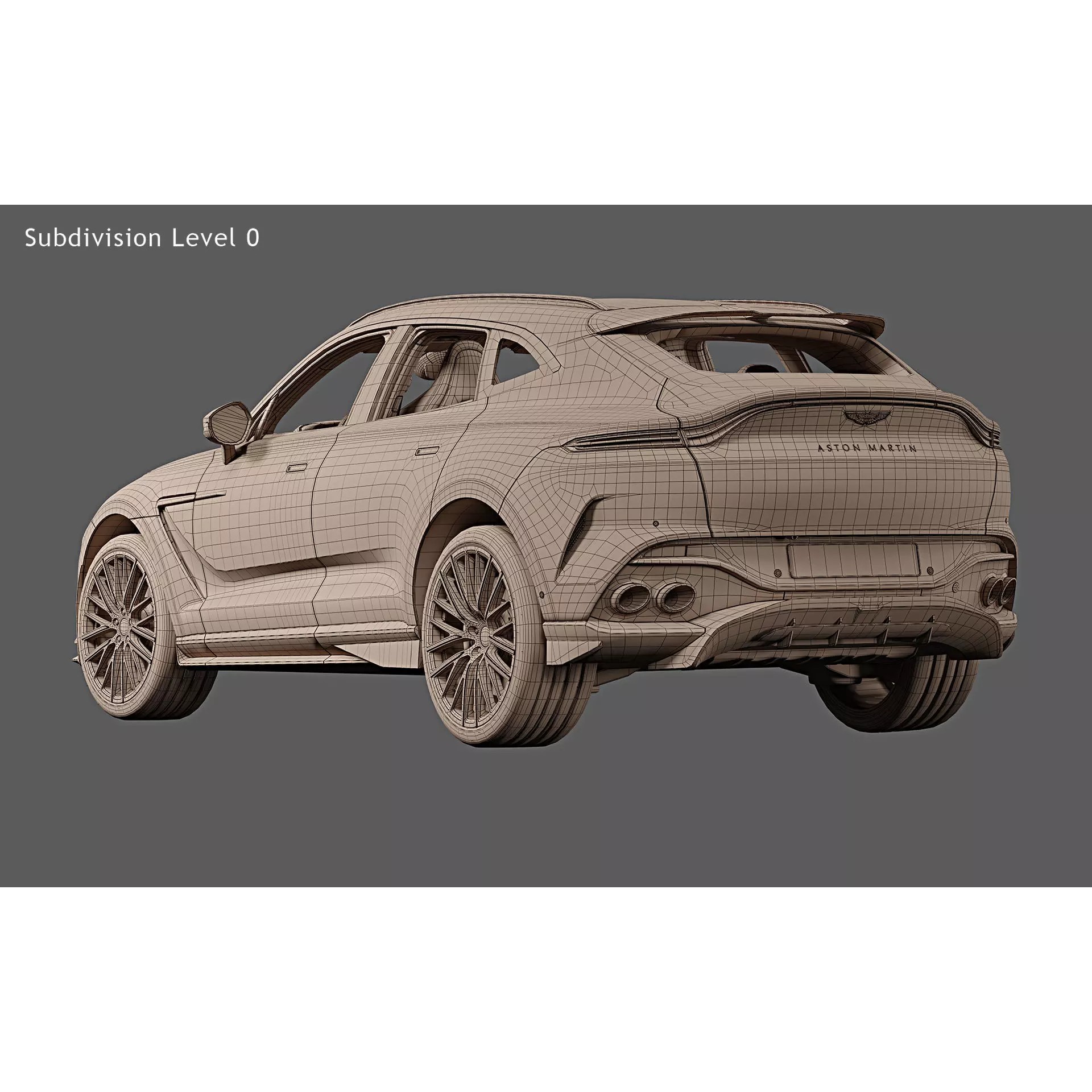 2023 Aston Martin DBX707 - High-Quality 3D Model - View 22
