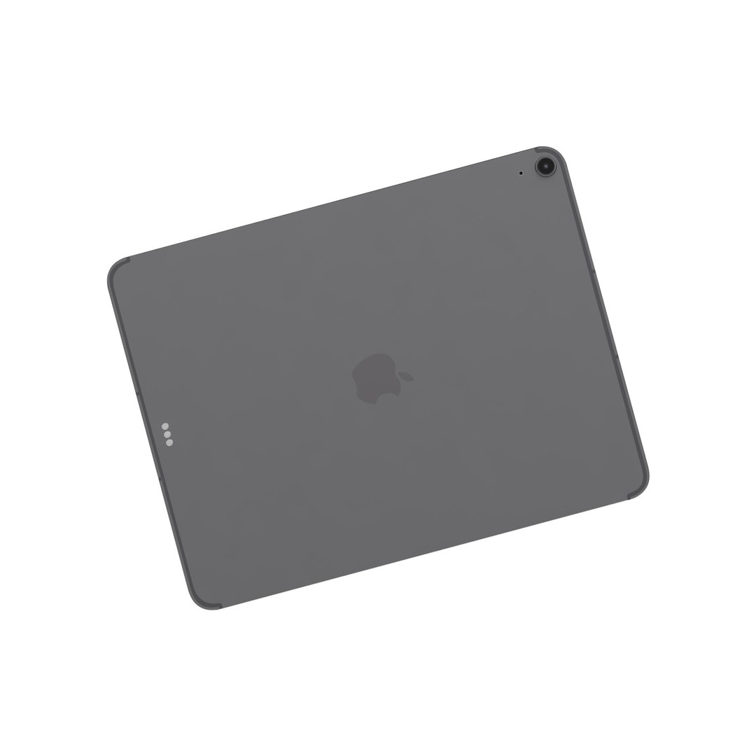 Apple iPad Air M3 3D Model – High Poly Space Gray, FBX, PBR Textures - View 13