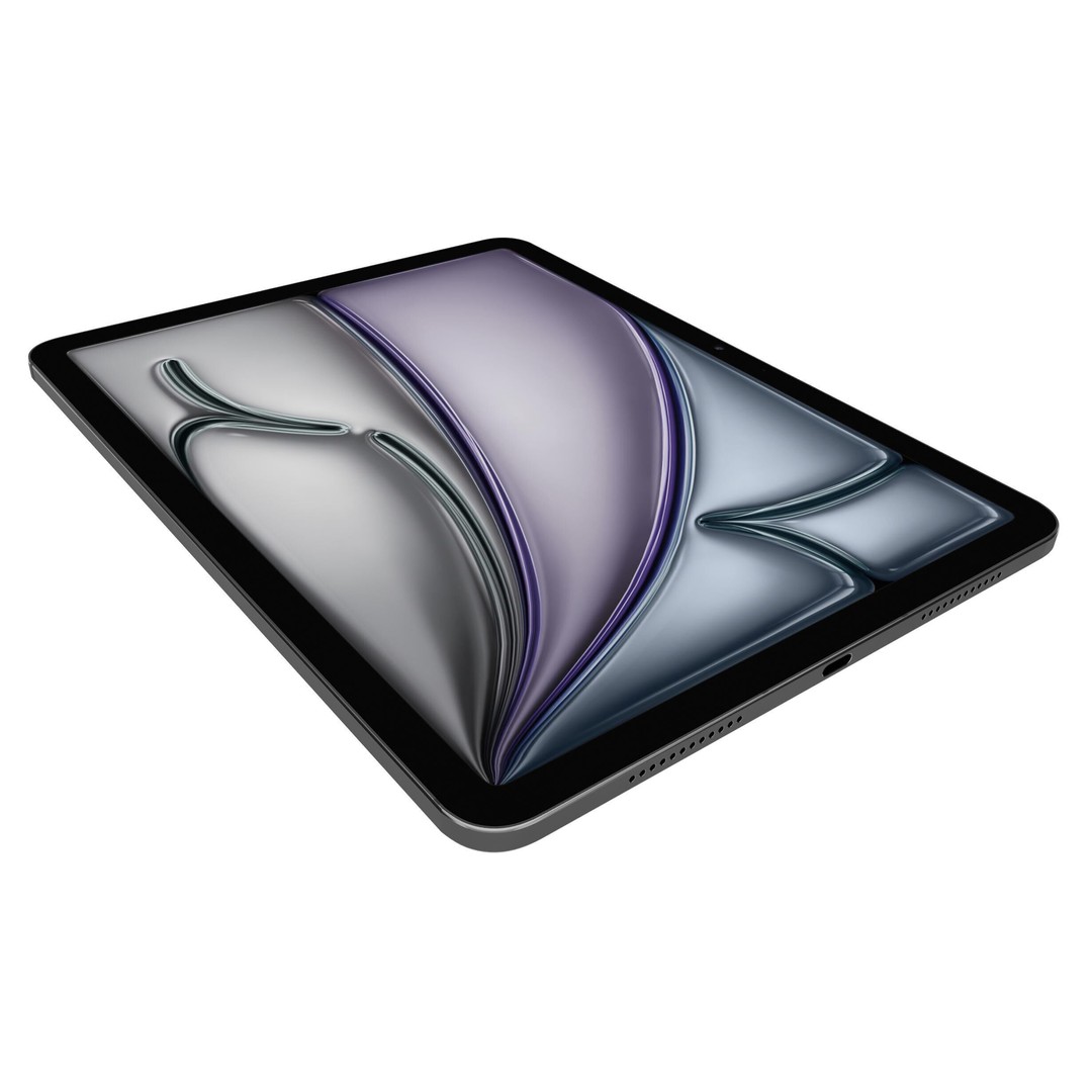 Apple iPad Air M3 3D Model – High Poly Space Gray, FBX, PBR Textures - View 14