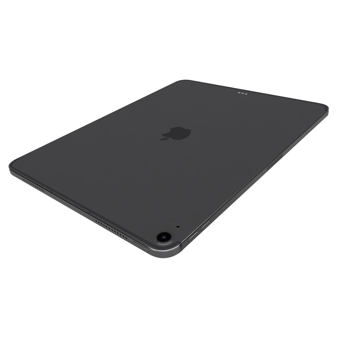 Apple iPad Air M3 3D Model – High Poly Space Gray, FBX, PBR Textures - View 17