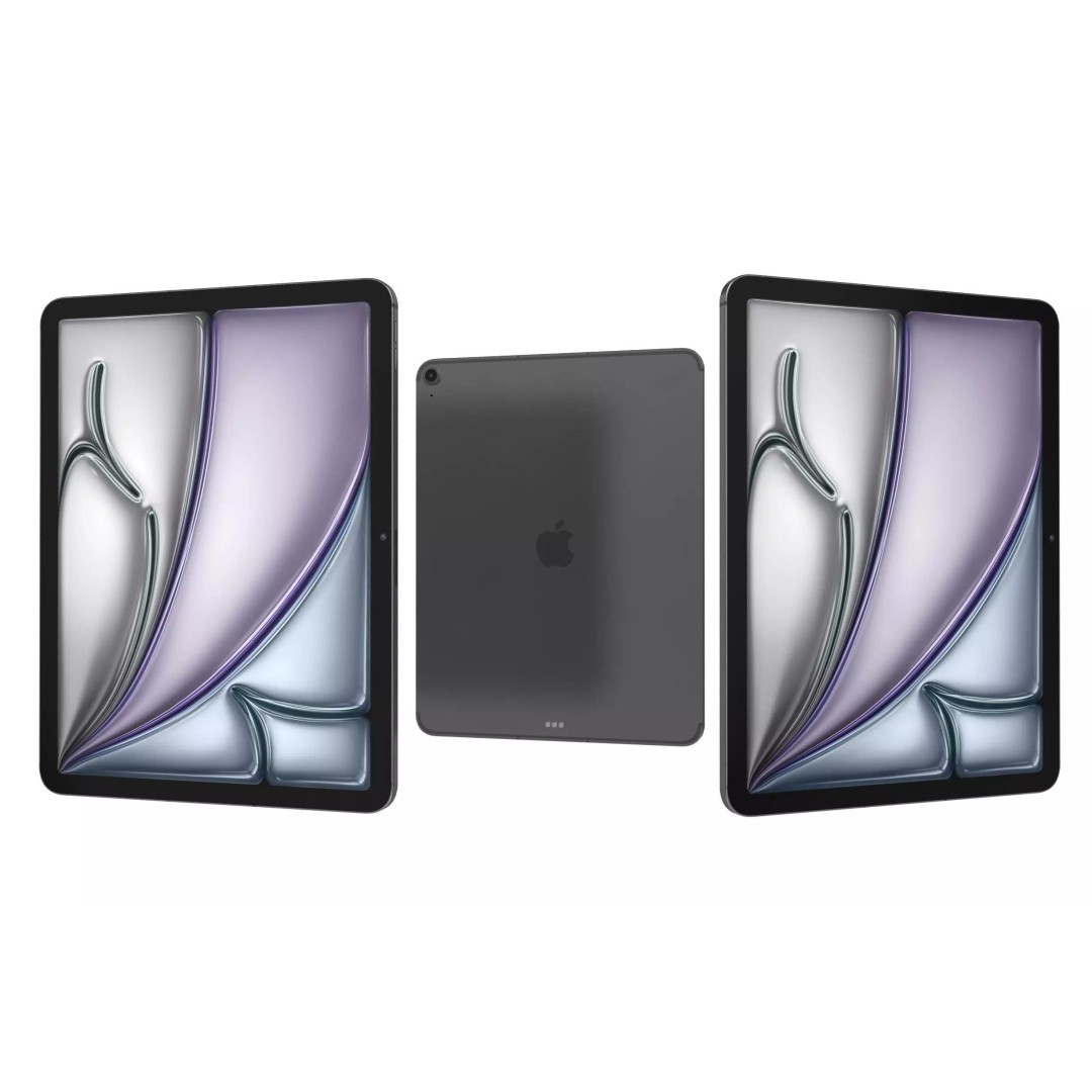Apple iPad Air M3 3D Model – High Poly Space Gray, FBX, PBR Textures - View 2