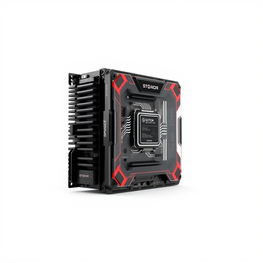 High-Performance CPU 3D Model – Low Poly Game Asset, FBX, PBR Textures - View 5