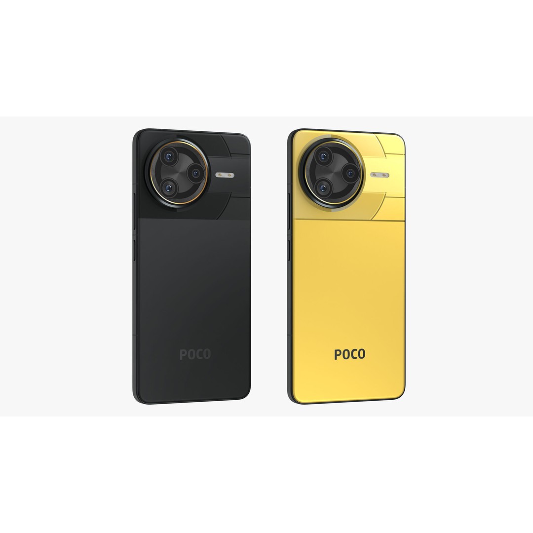 Xiaomi POCO F7 Ultra 3D Model – Realistic Mobile Phone, PBR Textures - View 3