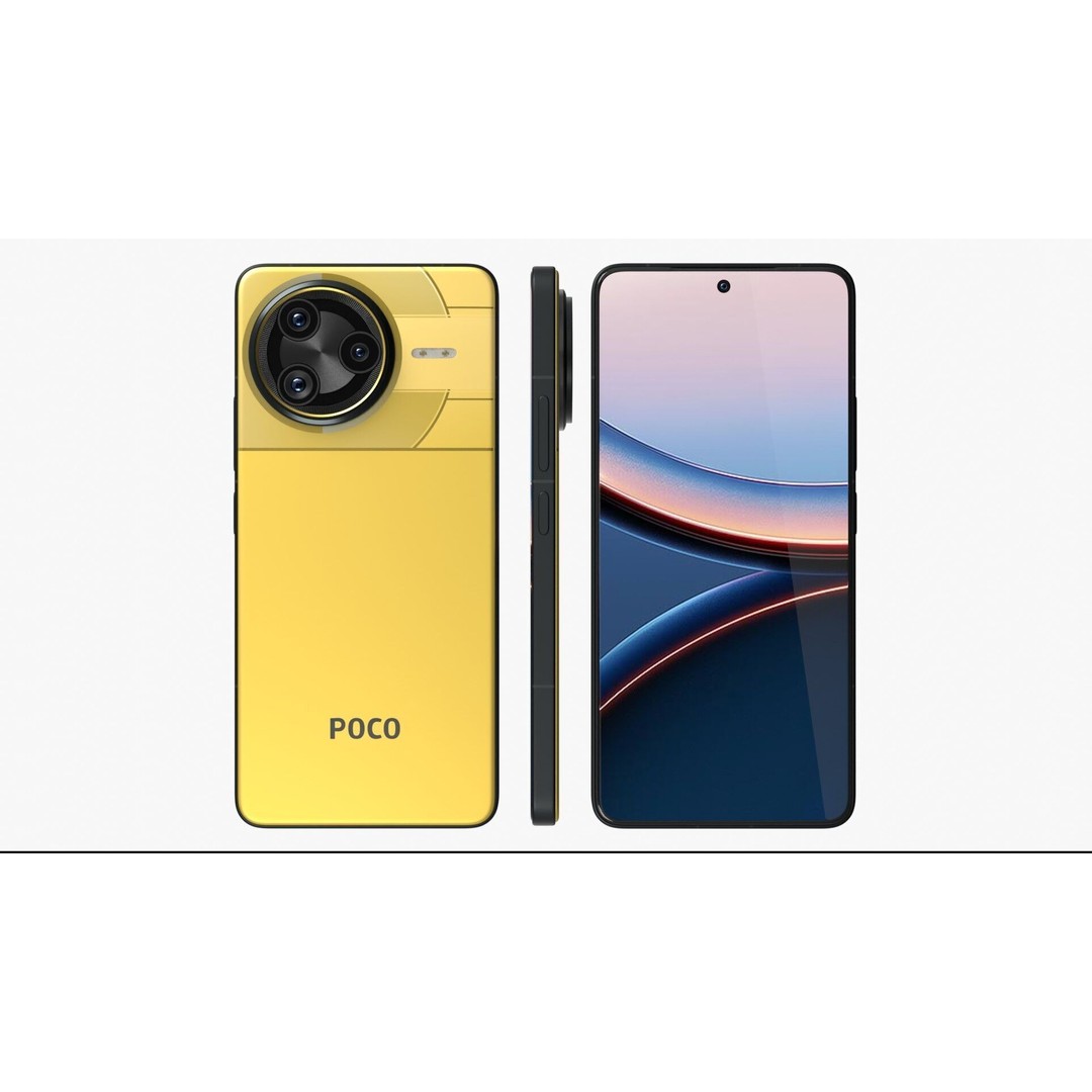 Xiaomi POCO F7 Ultra 3D Model – Realistic Mobile Phone, PBR Textures - View 5