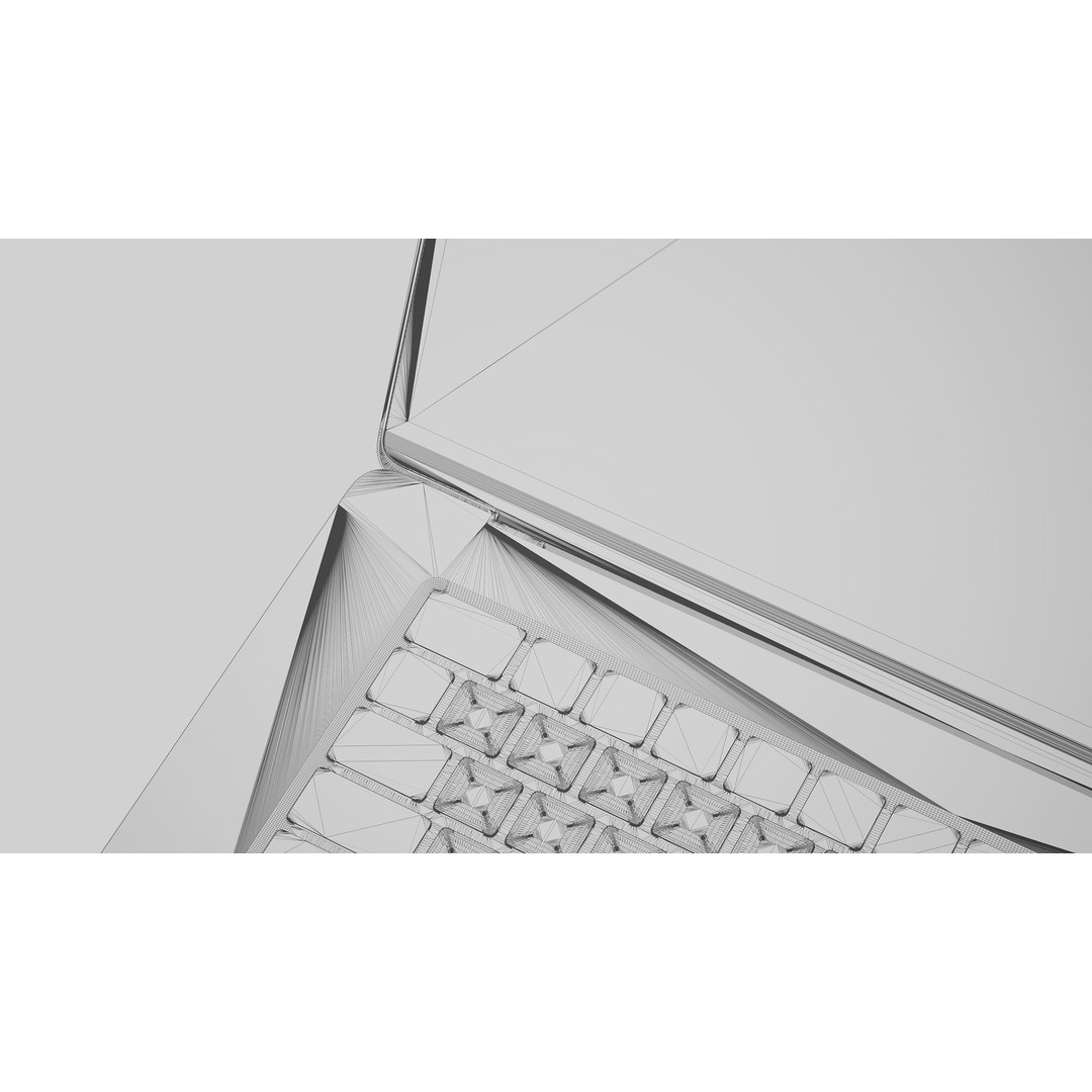 Apple 2023 M2 MacBook Air 3D Model – High Quality, 15 in, PBR Textures